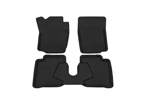 Коврики салона REZKON Brand ворсовые 3D EVAPLAST для Лада Приора