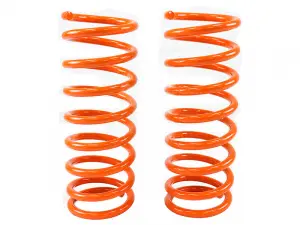 Пружины задней подвески Техно Рессор с занижением -50 мм, оранжевые усиленные для Лада Нива 4х4
