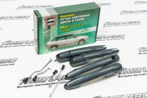 Распродажа Евроручки дверей Тюн-Авто наружные для ВАЗ 2109, 21099, 2114, 2115 Сочи серебристо-серо-зеленоватый, 360 Распродажа Евроручки дверей Тюн-Авто наружные для ВАЗ 2109, 21099, 2114, 2115 Сочи серебристо-серо-зеленоватый, 360