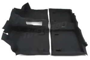 Штатный формованный ковер пола из 2-х частей, на пленке для Лада Нива 4х4 5-ти дверная