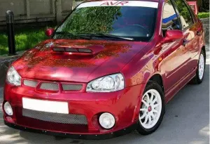 Передний бампер AVR Самурай для Лада Калина Без покраски Передний бампер AVR Самурай для Лада Калина Без покраски