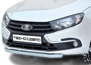 Защита переда Техно Сфера Труба нержавейка, d 51 мм для Лада Гранта FL Защита переда Техно Сфера Труба нержавейка, d 51 мм для Лада Гранта FL