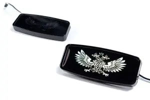 Повторители поворота боковые с гербом белая подсветка для автомобилей ВАЗ 2108-21099, 2110-2112, 2113-2115, Лада Калина, Приора, Приора 2, Гранта Повторители поворота боковые с гербом белая подсветка для автомобилей ВАЗ 2108-21099, 2110-2112, 2113-2115, Лада Калина, Приора, Приора 2, Гранта