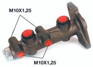 Главный тормозной цилиндр BOSCH для ВАЗ 2108-2109, 2110-2112, 2113-2115, Лада Нива 4х4 Главный тормозной цилиндр BOSCH для ВАЗ 2108-2109, 2110-2112, 2113-2115, Лада Нива 4х4