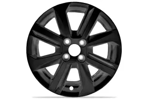 Диск литой 6JxR16H2 Light alloy wheel полностью чёрный глянцевый для Лада Веста