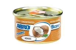Ароматизатор ABRO Organic консерва Кокос Coconut