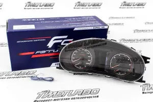 Электронная комбинация приборов Ferrum Group GF 818 Black для ВАЗ 2110-2112 европанель, Лада Калина, Приора Электронная комбинация приборов Ferrum Group GF 818 Black для ВАЗ 2110-2112 европанель, Лада Калина, Приора