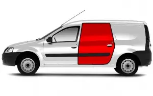 Дверь задняя АвтоВАЗ левая глухая для Лада Ларгус фургон Дверь задняя АвтоВАЗ левая глухая для Лада Ларгус фургон