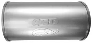Глушитель CBD нержавеющий d50 мм, 400 мм, круг d186 мм, отверстия по центру универсальный