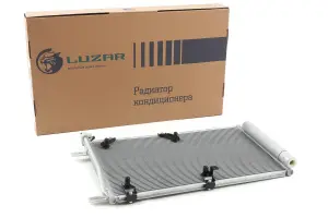 Радиатор Luzar кондиционера с ресивером для Лада Приора кондиционер Panasonic Радиатор Luzar кондиционера с ресивером для Лада Приора кондиционер Panasonic