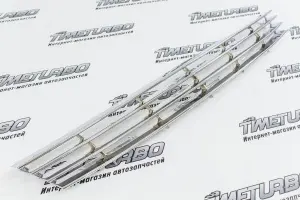 Декоративная решётка радиатора, 4 лопасти узкие хром для Лада Приора Декоративная решётка радиатора, 4 лопасти узкие хром для Лада Приора