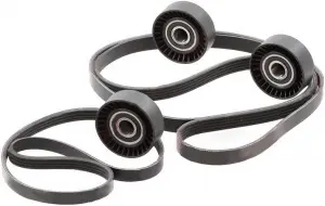 Комплект приводного ремня Lynx для Шевроле Нива с двигателем объёмом 1.7 л, с кондиционером Комплект приводного ремня Lynx для Шевроле Нива с двигателем объёмом 1.7 л, с кондиционером