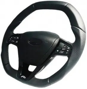 Руль анатомический Ferrum Lite с обогревом для Лада Ларгус FL, Веста, XRAY Чёрная нить, Чёрный глянец Руль анатомический Ferrum Lite с обогревом для Лада Ларгус FL, Веста, XRAY Чёрная нить, Чёрный глянец