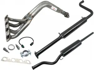 Выпускной комплект 4-2-1 без гофры, глушитель С/О STT, 16V для ВАЗ 2110, 2111