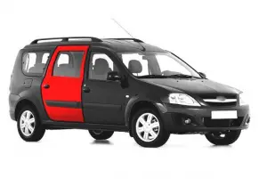 Дверь задняя АвтоВАЗ правая под стекло для Лада Ларгус Дверь задняя АвтоВАЗ правая под стекло для Лада Ларгус