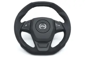 Рулевое колесо руль Ferrum Group Black, анатомическое для Лада Нива 4x4 Чёрная нить Рулевое колесо руль Ferrum Group Black, анатомическое для Лада Нива 4x4 Чёрная нить