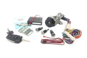 Замок зажигания с активным выкидным ключом в стиле Ауди и комплектом сигнализации SMART LOCK для Лада Гранта Замок зажигания с активным выкидным ключом в стиле Ауди и комплектом сигнализации SMART LOCK для Лада Гранта