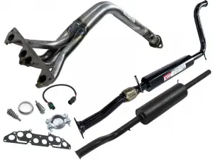 Выпускной комплект 4-2-1 с гофрой STT, 8V для Лада Калина седан, универсал