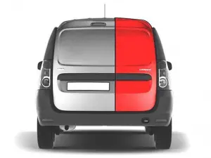 Дверь задка АвтоВАЗ правая глухая для Лада Ларгус фургон