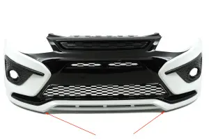 Уценка Бампер передний ЮРОЛТЮНИНГ XMUG для Лада Калина 2 В цвет + глянцевое выделение 240 Повреждения ЛКП, заломы