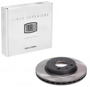 Диски тормозные передние TRIALLI Linea Superiore R14 вентилируемые для ВАЗ 2110-2112, Лада Приора, Калина, Калина 2, Датсун mi-DO; on-DO Диски тормозные передние TRIALLI Linea Superiore R14 вентилируемые для ВАЗ 2110-2112, Лада Приора, Калина, Калина 2, Датсун mi-DO; on-DO