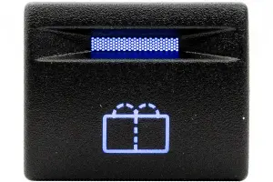 Кнопка пересвеченная омывателя заднего стекла с индикацией для Лада Калина 2, Гранта, Гранта FL, Приора, Приора 2, Нива 4x4, Нива Legend