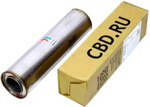 Пламегаситель CBD с перфорированной трубой 150x100 мм, d60 мм Пламегаситель CBD с перфорированной трубой 150x100 мм, d60 мм