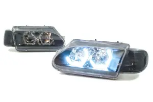 Фары в стиле BMW черные для ВАЗ 2113-2115 Фары в стиле BMW черные для ВАЗ 2113-2115