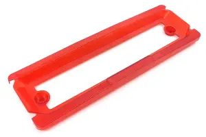 Рамка заднего номера красная для ВАЗ 2106