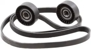 Комплект приводного ремня Lynx для Шевроле Нива с двигателем объёмом 1.7 л, без кондиционера Комплект приводного ремня Lynx для Шевроле Нива с двигателем объёмом 1.7 л, без кондиционера