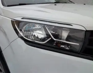 Реснички на фары для Лада XRAY Без покраски