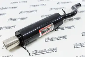 Глушитель основной Stinger с насадкой для Лада Калина хэтчбек