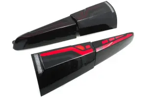 Фонари диодные в стиле Volvo темные для Лада Ларгус, Ларгус FL Фонари диодные в стиле Volvo темные для Лада Ларгус, Ларгус FL