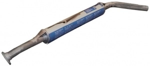 Глушитель дополнительный резонатор АвтоВАЗ 21214 из алюминизированной стали для Лада Нива 4х4 3-х дверная Глушитель дополнительный резонатор АвтоВАЗ 21214 из алюминизированной стали для Лада Нива 4х4 3-х дверная