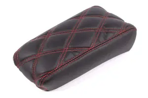 Чехол на штатный подлокотник экокожа, двойная строчка для Лада Веста Чехол на штатный подлокотник экокожа, двойная строчка для Лада Веста