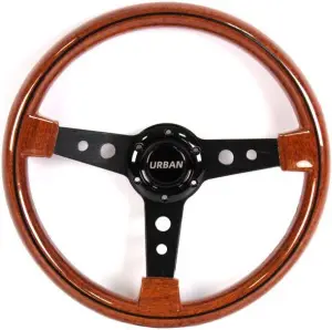Руль PLASTWOOD URBAN в стиле Muscle Car с металлическим каркасом и отверстиями для ВАЗ 2101-2107, 2108-21099, 2113-2115, Лада Калина, Приора, Нива 4x4, Шевроле Нива до 2006 г. в. Руль PLASTWOOD URBAN в стиле Muscle Car с металлическим каркасом и отверстиями для ВАЗ 2101-2107, 2108-21099, 2113-2115, Лада Калина, Приора, Нива 4x4, Шевроле Нива до 2006 г. в.