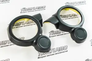 Подиумы АВТОСОНАТА 2-х компонентные с рупорным твитером, под динамик 20 см для ВАЗ 2114, 2115