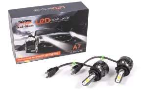 Светодиодные лампы S1 Sal-Man двухцветные, 40W, Лайм/6000K, цоколь H7 для ВАЗ 2103, 2106, 2110-2112, Лада Калина, Калина 2, Приора, Приора 2, Веста, XRAY, Шевроле Нива Светодиодные лампы S1 Sal-Man двухцветные, 40W, Лайм/6000K, цоколь H7 для ВАЗ 2103, 2106, 2110-2112, Лада Калина, Калина 2, Приора, Приора 2, Веста, XRAY, Шевроле Нива