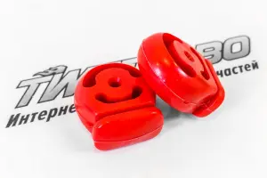 Крепление глушителя CS20 DRIVE красный полиуретан для Лада Нива 4х4, Шевроле Нива