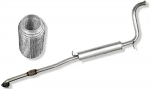 Резонатор CBD с гофрой нержавеющий для Лада Калина 2, Гранта Евро-4,5 Резонатор CBD с гофрой нержавеющий для Лада Калина 2, Гранта Евро-4,5