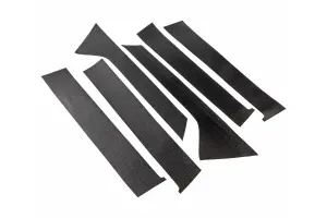 Наклейки стоек дверей матовые для Лада Приора седан, хэтчбек