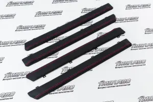 Накладки обшивок дверей батоны экокожа + цветная нить для ВАЗ 2101-2107 Накладки обшивок дверей батоны экокожа + цветная нить для ВАЗ 2101-2107