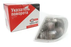 Поворотник КИРЖАЧ левый, белый для ВАЗ 2113-2115 Поворотник КИРЖАЧ левый, белый для ВАЗ 2113-2115