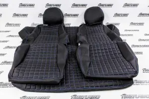 Обивка не чехлы на сиденья экокожа с перфорацией, Квадрат для Шевроле Нива Обивка не чехлы на сиденья экокожа с перфорацией, Квадрат для Шевроле Нива