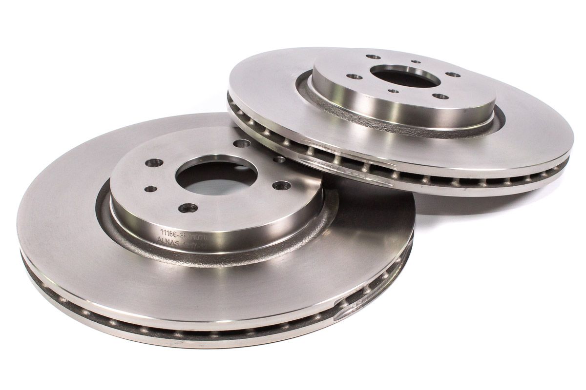 Тормозные диски "БАС" (R14, вентилируемые) для ВАЗ 2110-2112, Лада (Калина, Калина 2, Приора, Приора 2, Гранта)