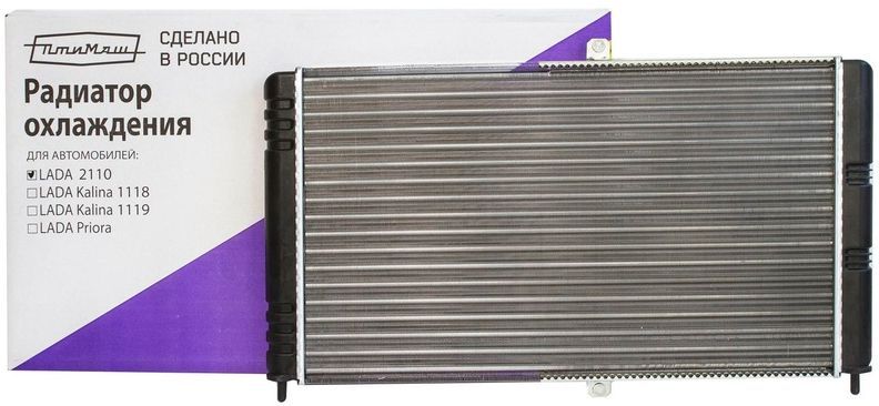 Радиатор охлаждения "ПТИМАШ" 2112 для ВАЗ 2110-2112 (с инжекторным двигателем)