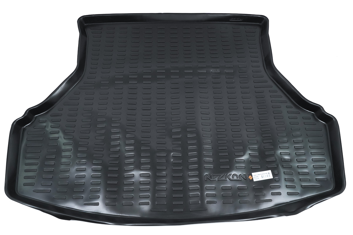 Коврик багажника "REZKON" пластиковый для Лада Гранта седан