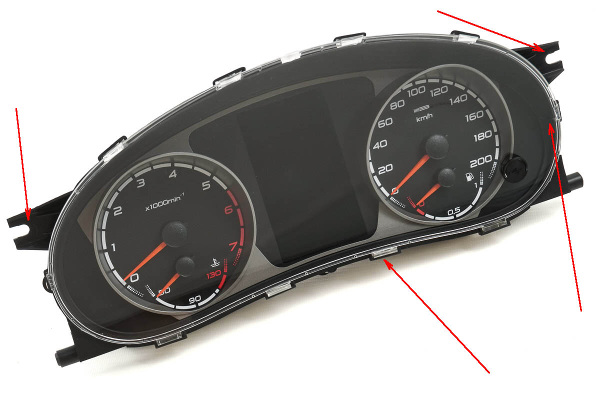 Комбинация приборов "ИТЭЛМА" с GPS навигацией для Лада Приора (без CAN-шины) (трещина на стекле)