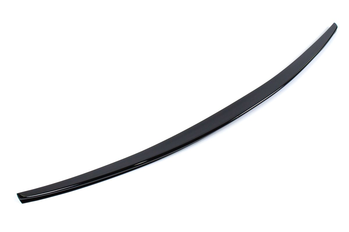 Лип-спойлер узкий, чёрный лак для Лада Гранта FL (седан)
