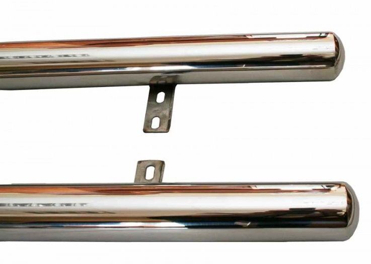 Защита порогов "Техно Сфера" Труба (d 63.5 мм, нержавейка) для Toyota RAV IV